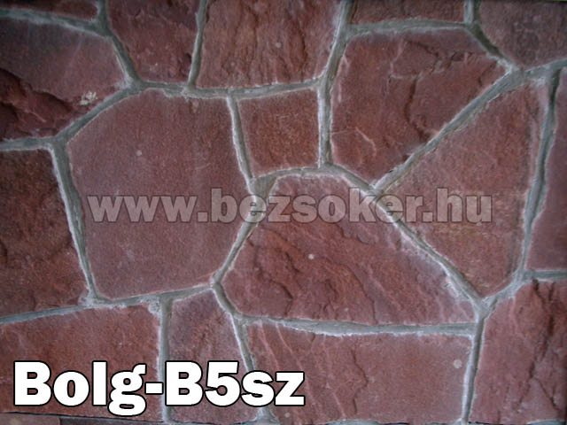 Bolgár B5 szabálytalan homokkő, vörös