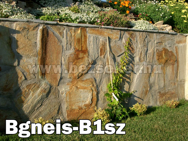 Bolgár gneis B1 szabálytalan kő, narancssárga