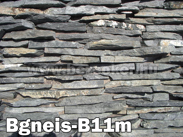 Bolgár gneis B11 mediterrán kő, sötétzöld
